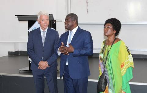 L’Université Polytechnique de San Pedro a reçu, ce Mardi 16 Avril 2024, dans ses locaux, S.E.M. Alexey SALTYKOV, Ambassadeur de la Fédération de Russie en Côte d’Ivoire.